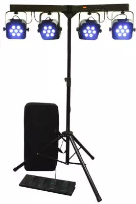 High Power Tri LED 4 Head Par Wash System